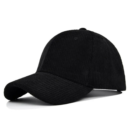 Korean Style Corduroy Small Curved Brim Baseball Cap
