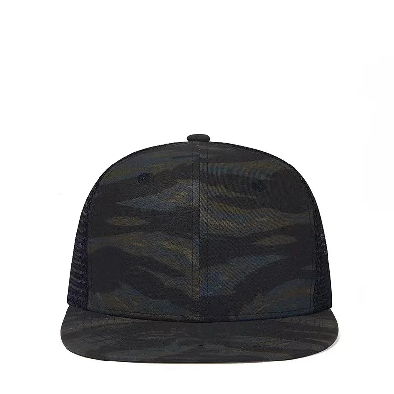 Camouflage Cotton Snapback Trucker Cap