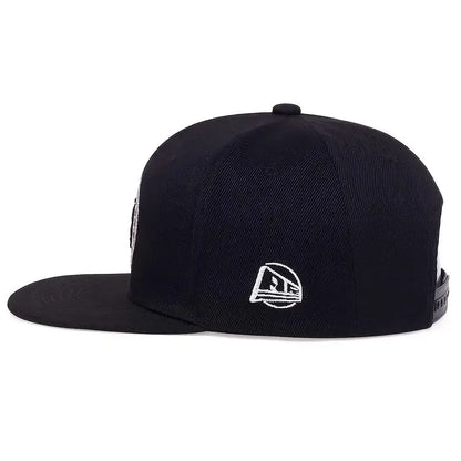 American Retro Embroidered Flat Brim Cap