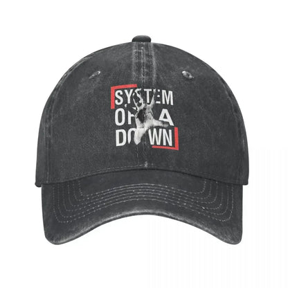 System Of A Down Printed Trucker Baseball Cap