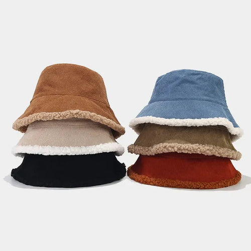 Cotton Warm Fisherman Bucket Hat