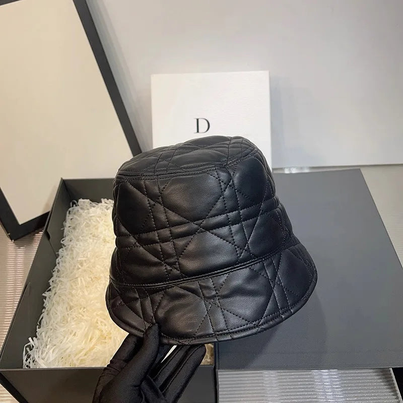 Unisex New York Leather High Quality Personality Bucket