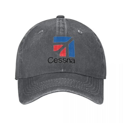 Cessna Logo Retro Y2K Baseball Cap