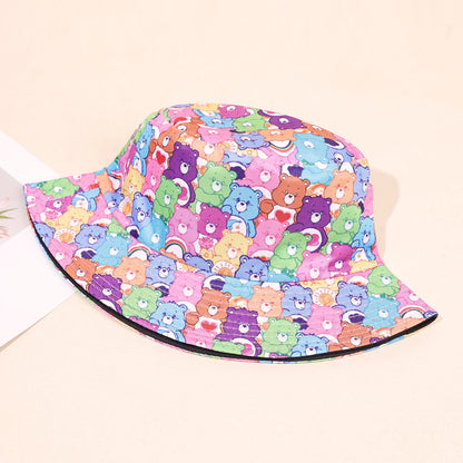 Teddy Bear Printed Fashion Sun Bucket Hat