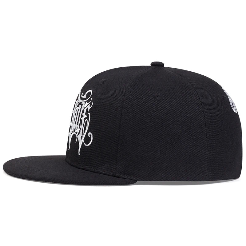 Personalized Street Pop Flat Brim Hip Hop Cap Unisex