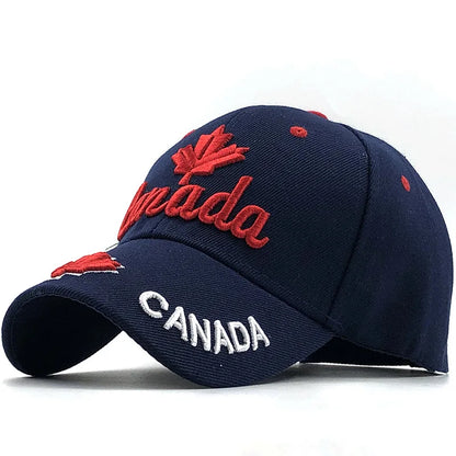 Canada Embroidered Contrast Snapback Baseball Hat