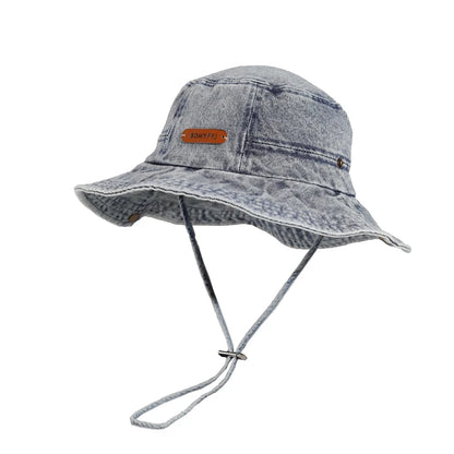 Vintage Washed Denim Bucket Hat