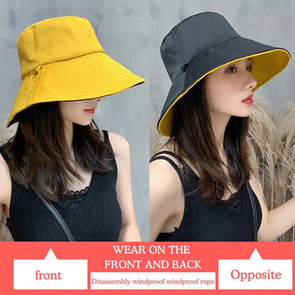 Double-Sided Foldable Bucket Hat