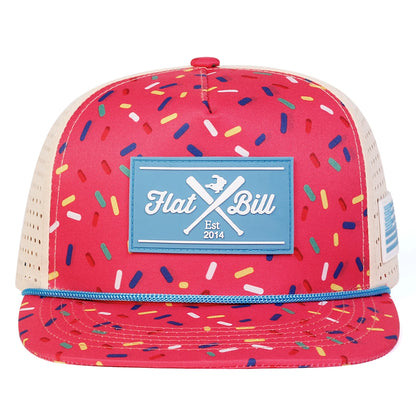 Unisex FLAT BILL EST Embroidery Hip-hop Net Hats