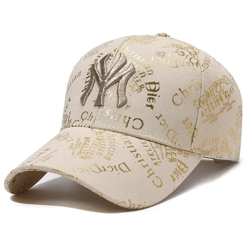 Outdoor Fashion Embroidery Adjustable Cotton Baseball Cap