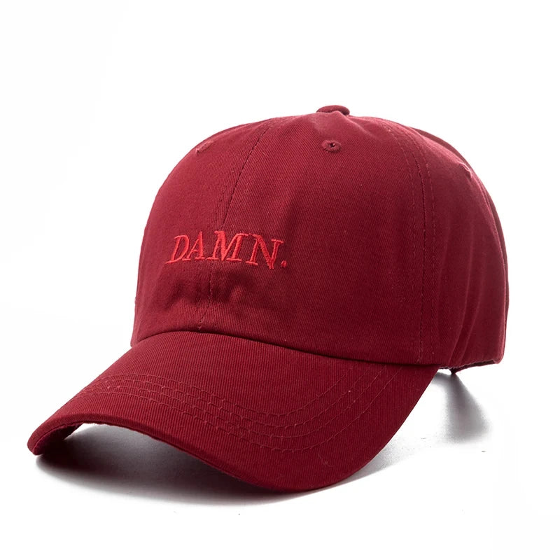 DAMN Embroidered Hip Hop Unstructured Baseball Hat