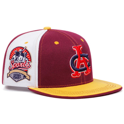 Personalized CA Embroidered Flat Edge Baseball Cap