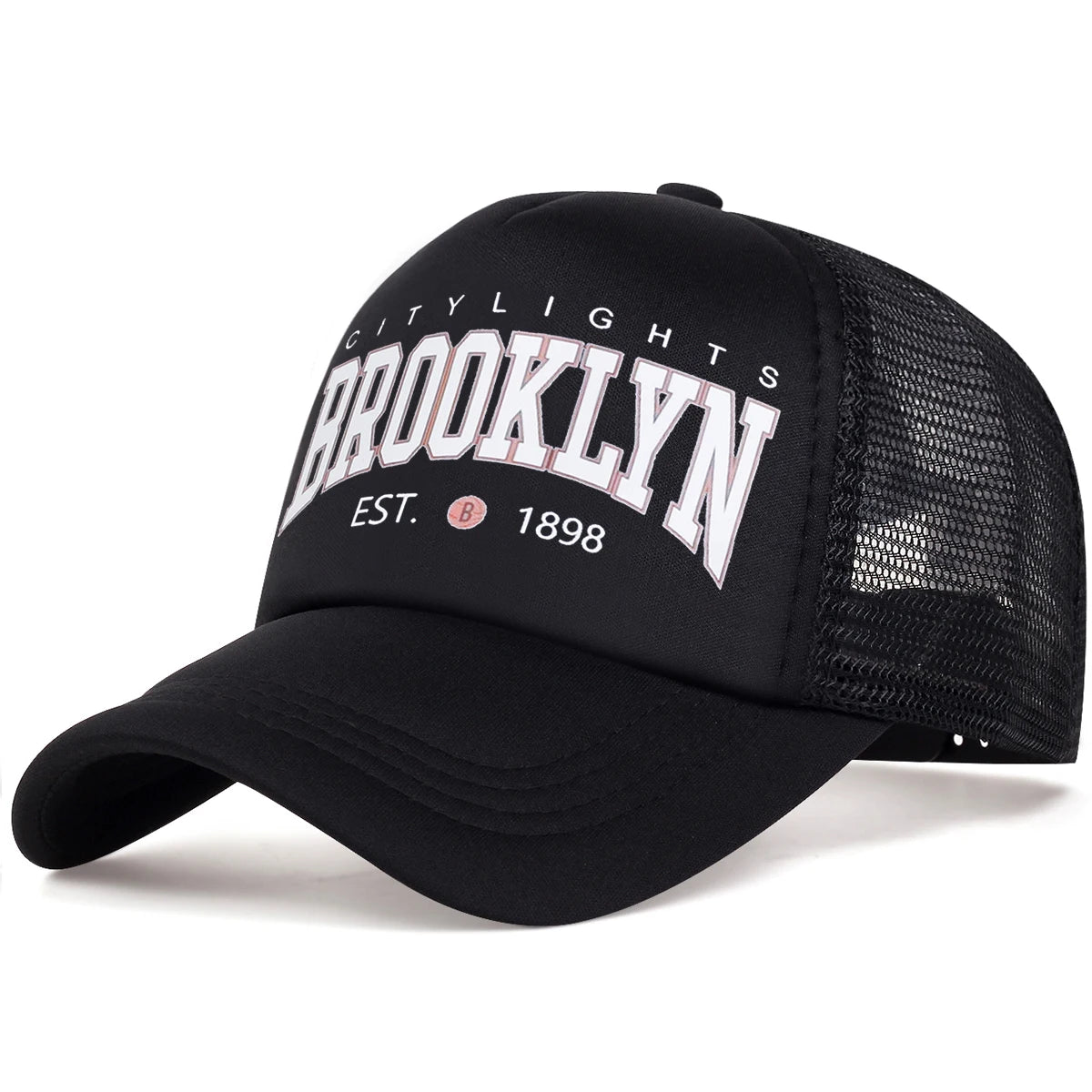 Unisex Brooklyn Letter Printed Baseball Net Caps