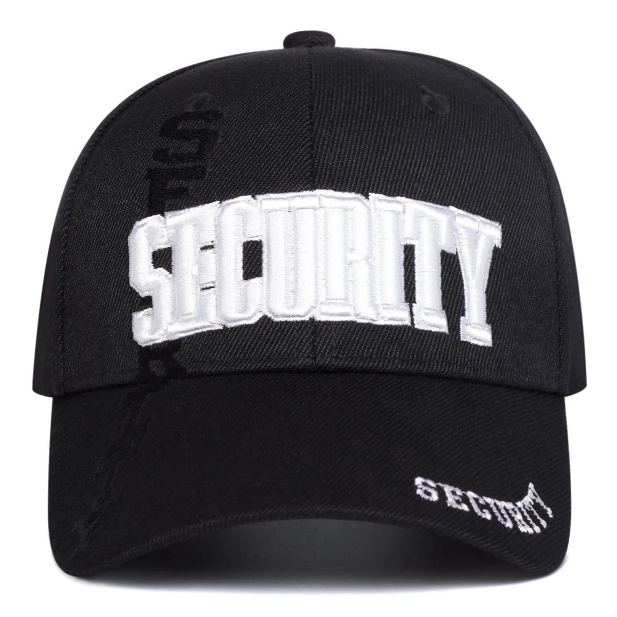 Unisex SECURITY Letter Embroidery Baseball Caps