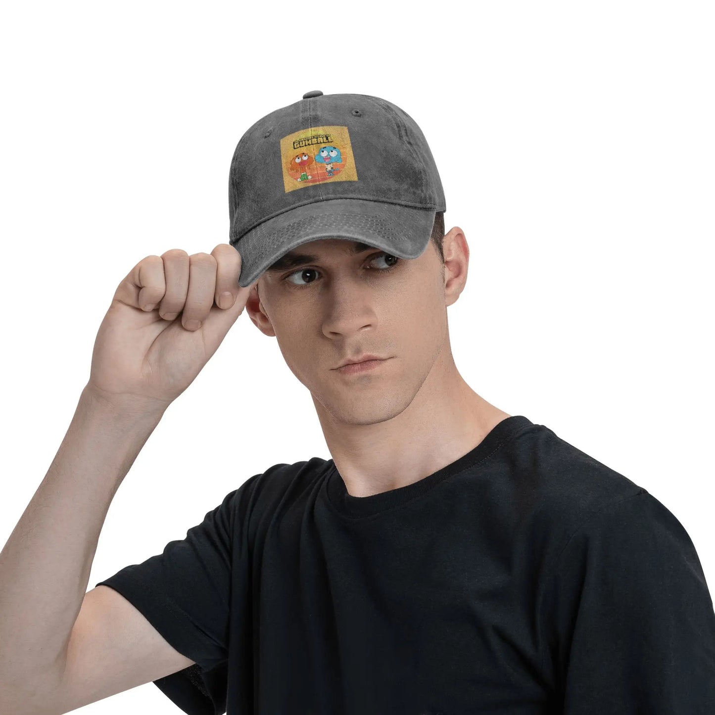 Amazing World Gumball Denim Snapback Baseball Cap