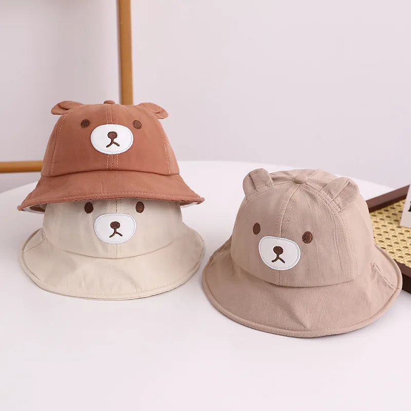 Cute Bear Baby Sunshade Bucket Hat