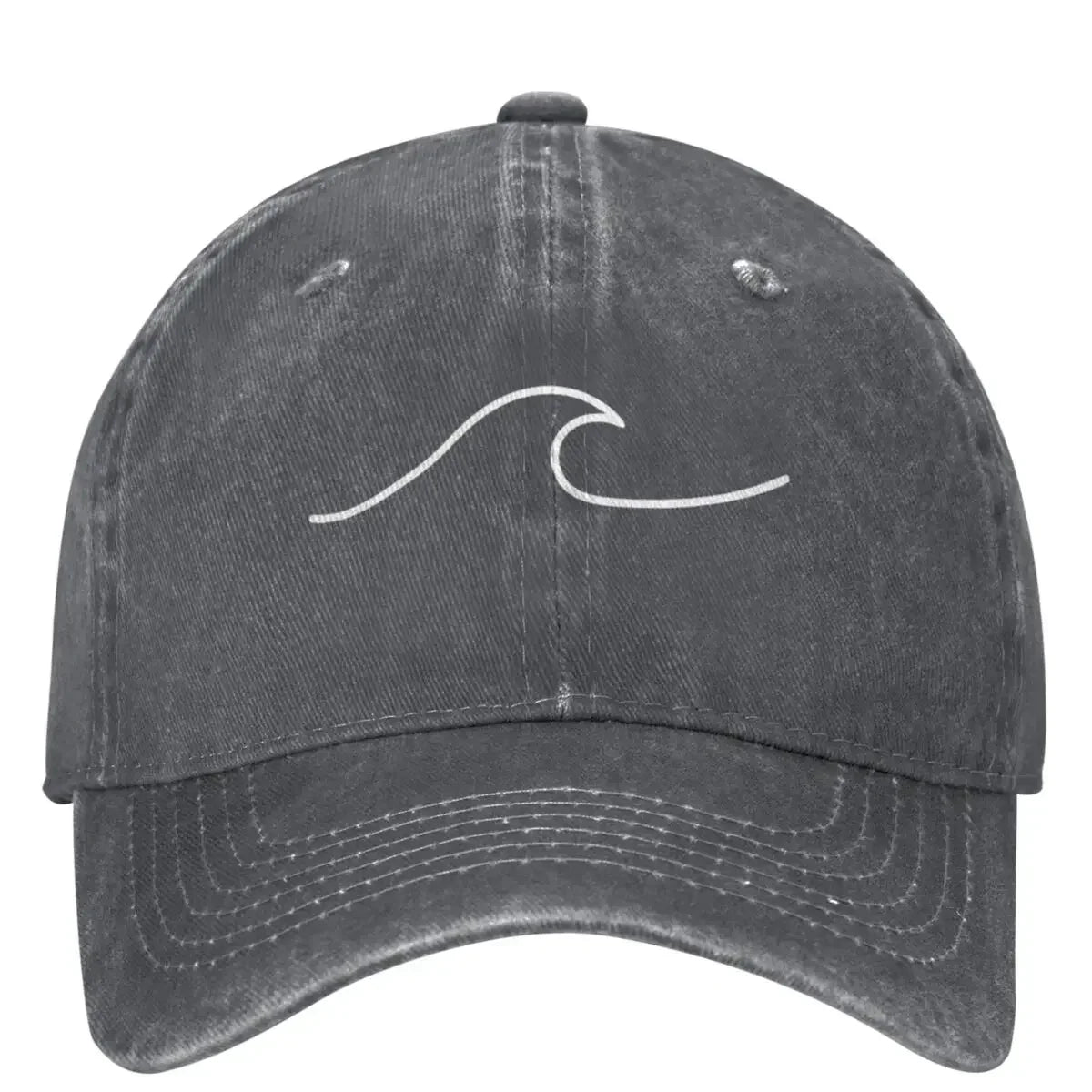 Wave Ripple Simple Logo Trucker Baseball Cap