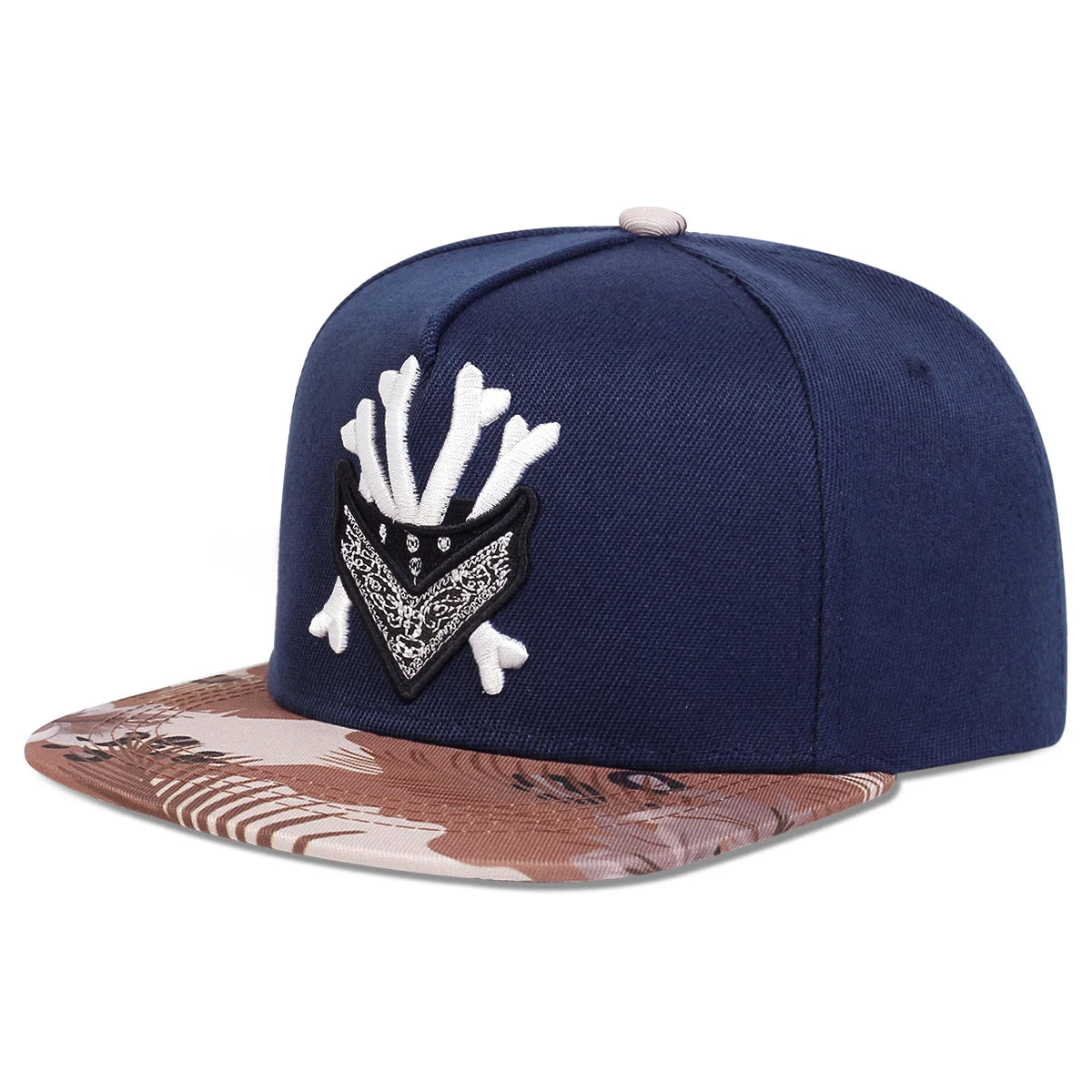 Unisex Los Angeles Embroidery Trucker Snapback Cap