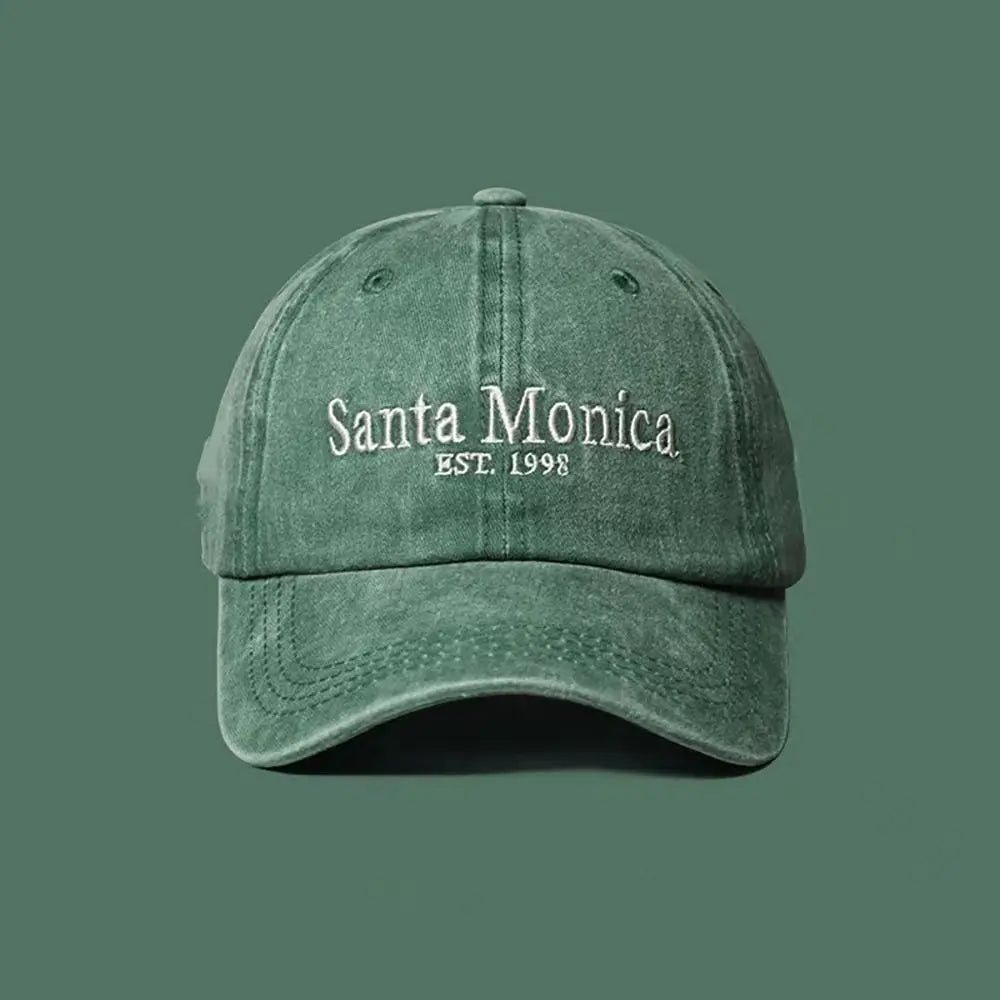 Face Slimming Letter Embroidered Baseball Cap