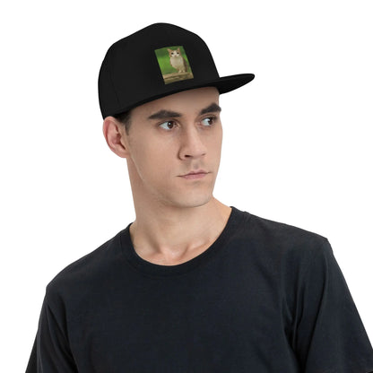 Meowl Cat Owl Funny Meme Internet Graphic Snapback Cap