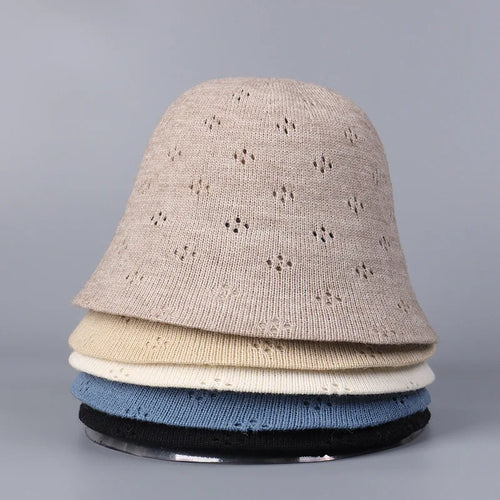 Autumn New Hollow Floral Bucket Hat