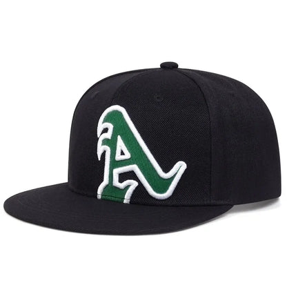 Unisex Large Sticker Letter A Hip-hop Hats