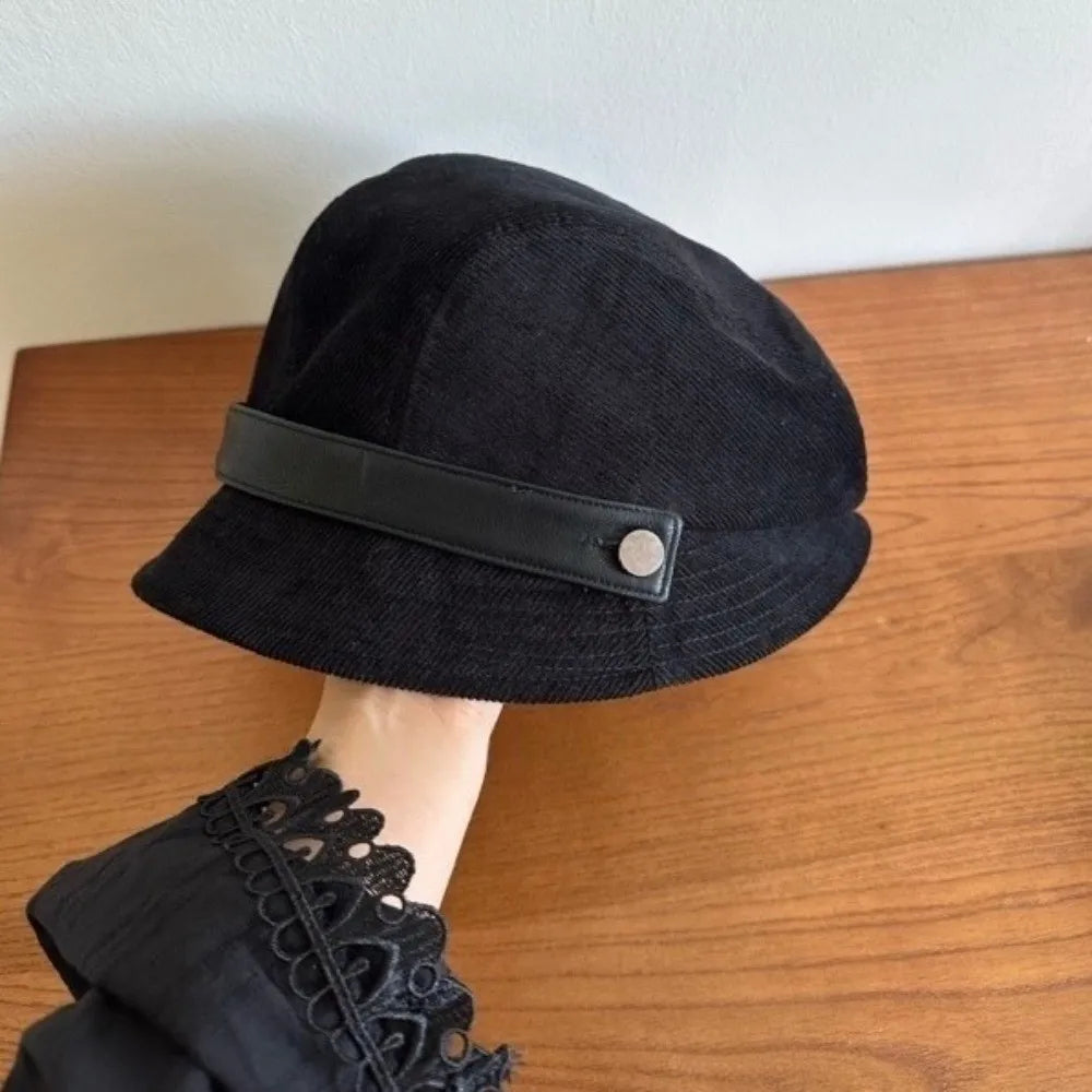 Corduroy Warm Fisherman Bucket Hat