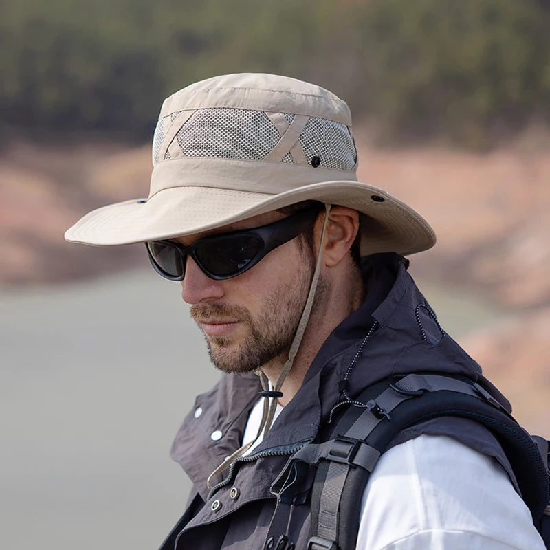 Breathable Nylon Big Eaves Bucket Hat