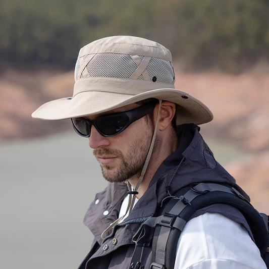 Breathable Nylon Big Eaves Bucket Hat