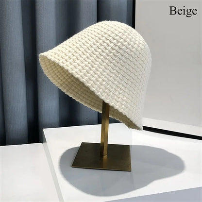 Soft Knit Crochet Bucket Hat