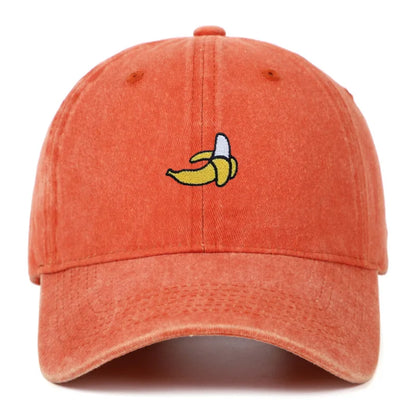 Banana Embroidered Outdoor Sunshade Baseball Cap