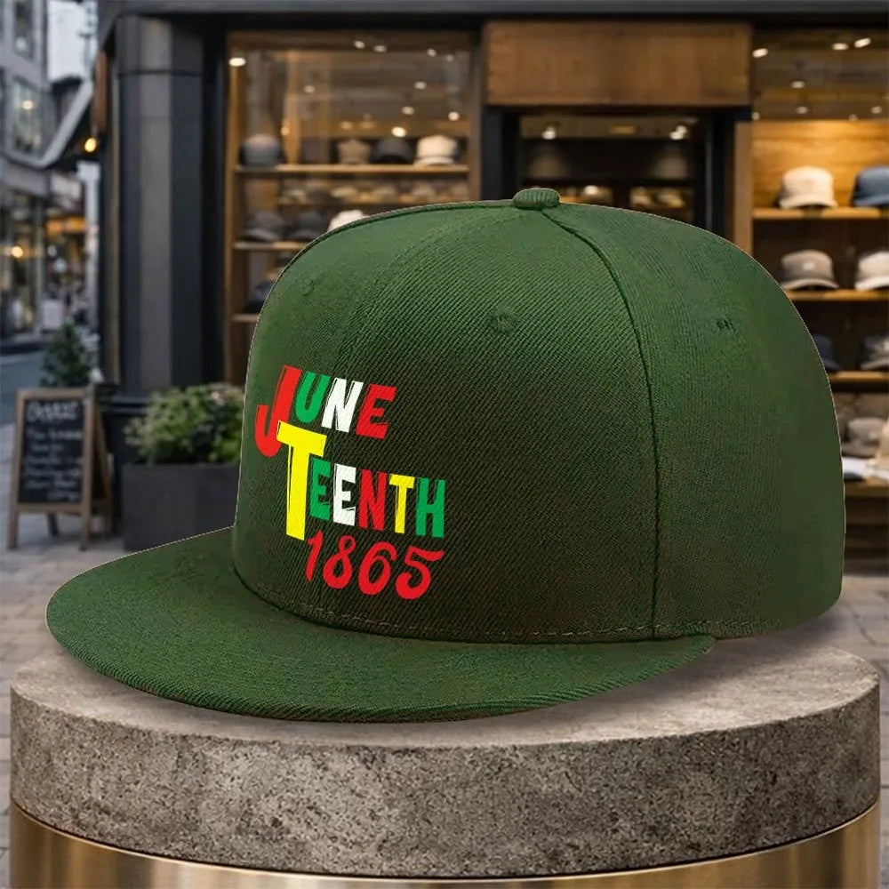 Juneteenth 1865 Streetwear Adjustable Snapback Cap