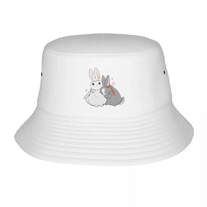 Wangxian Cute Couple Bunnies Fan Art Bucket Hat