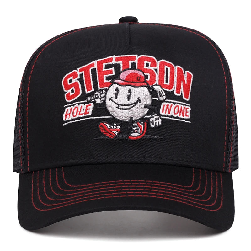 Stetson Snowman Mesh Baseball Cap
