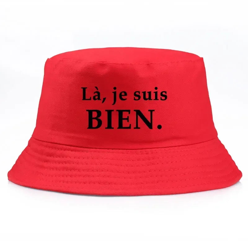 France BIEN Print Reversible Cotton Bucket Hat