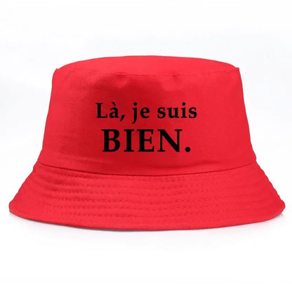 France BIEN Print Reversible Cotton Bucket Hat