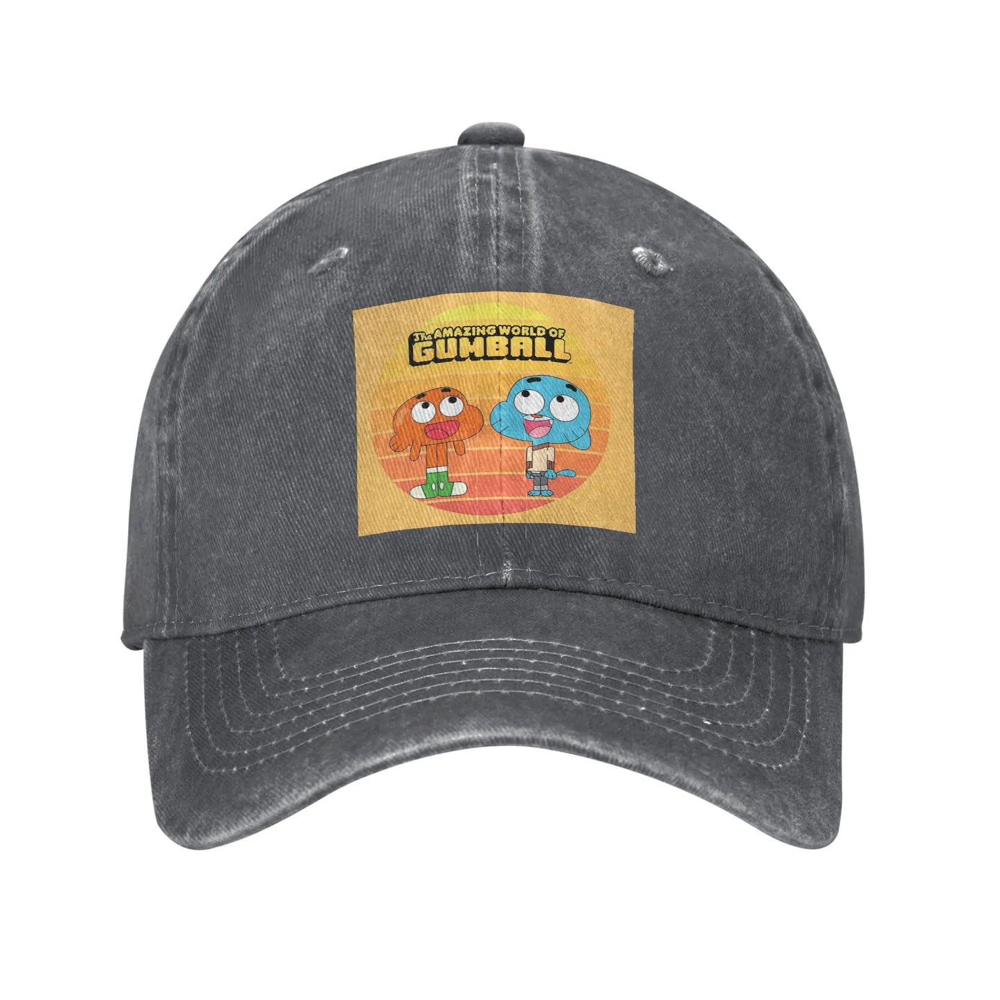 Amazing World Gumball Denim Snapback Baseball Cap