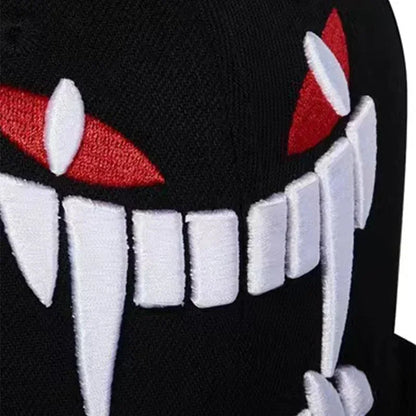 Demon Embroidered Hip Hop Cap