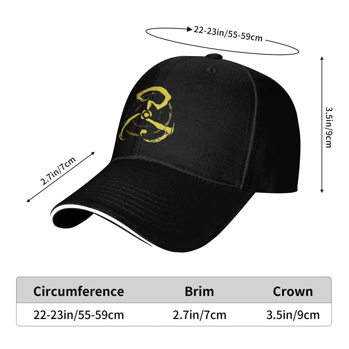 Yellow Sign King In Yellow Vintage Baseball Cap