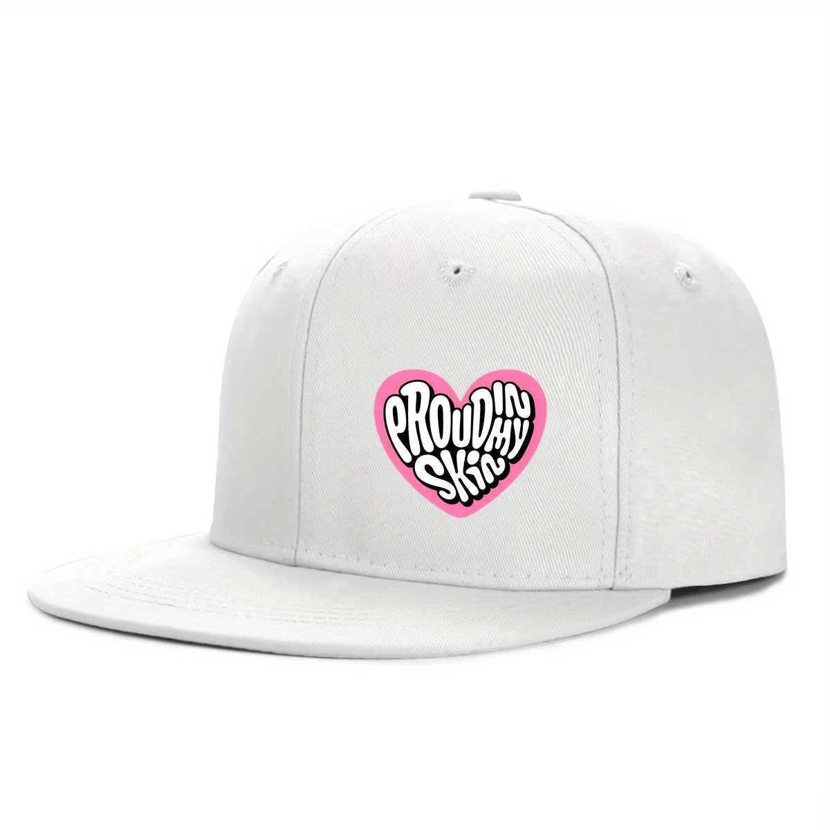 Proud In My Skin Heart Snapback Cap