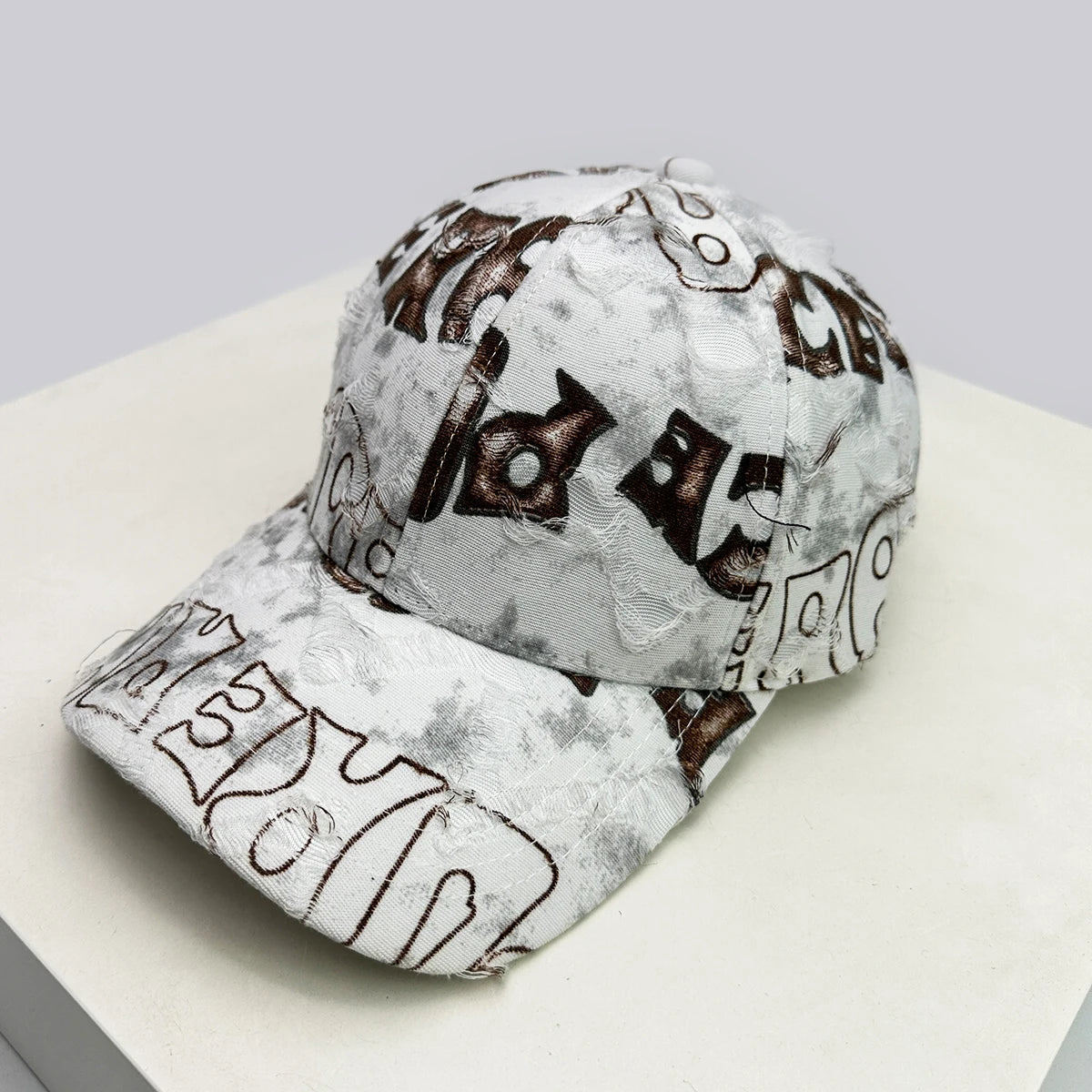 American Vintage Letter Distressed Baseball Cap
