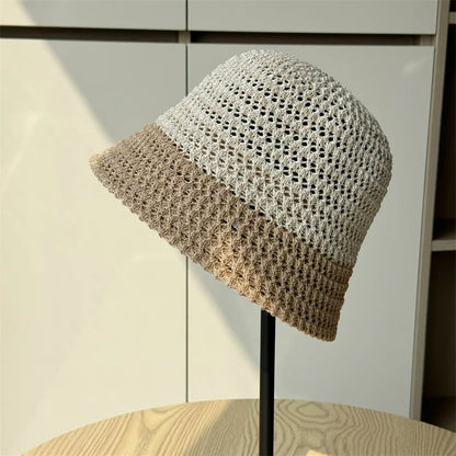 Japanese Hollow Out Summer Bucket Hat
