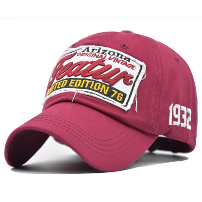 Streetwear Letter Embroidery Baseball Cap