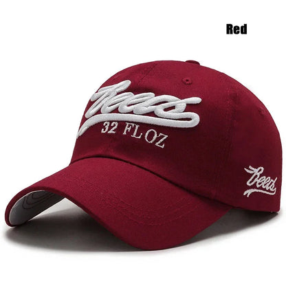 Letter 3D Embroidery Baseball Cap Unisex