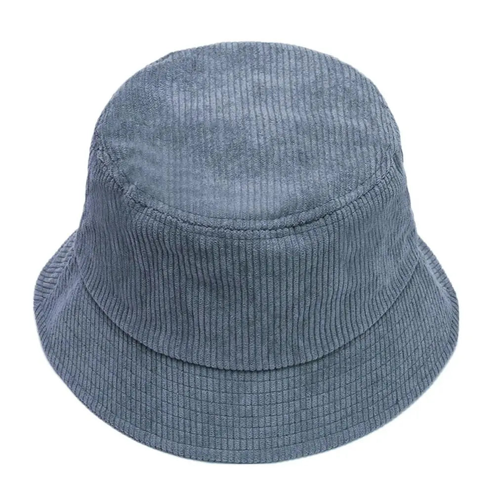 Corduroy Plush Winter Fisherman Bucket Hat