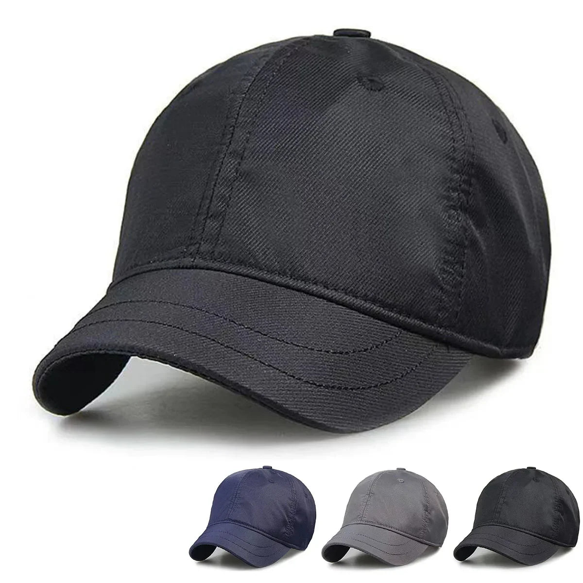 Unisex Solid Color Quick Drying Baseball Caps