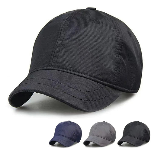 Unisex Solid Color Quick Drying Baseball Caps