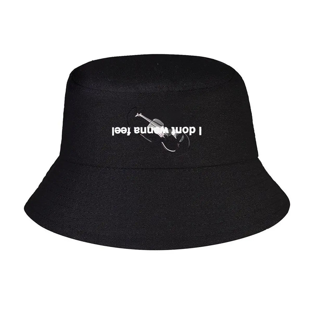 Double Lock Minimalist Line Art Winter Bucket Hat