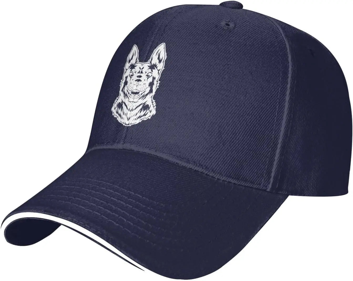 German Shepherd Sketch Trucker Baseball Cap