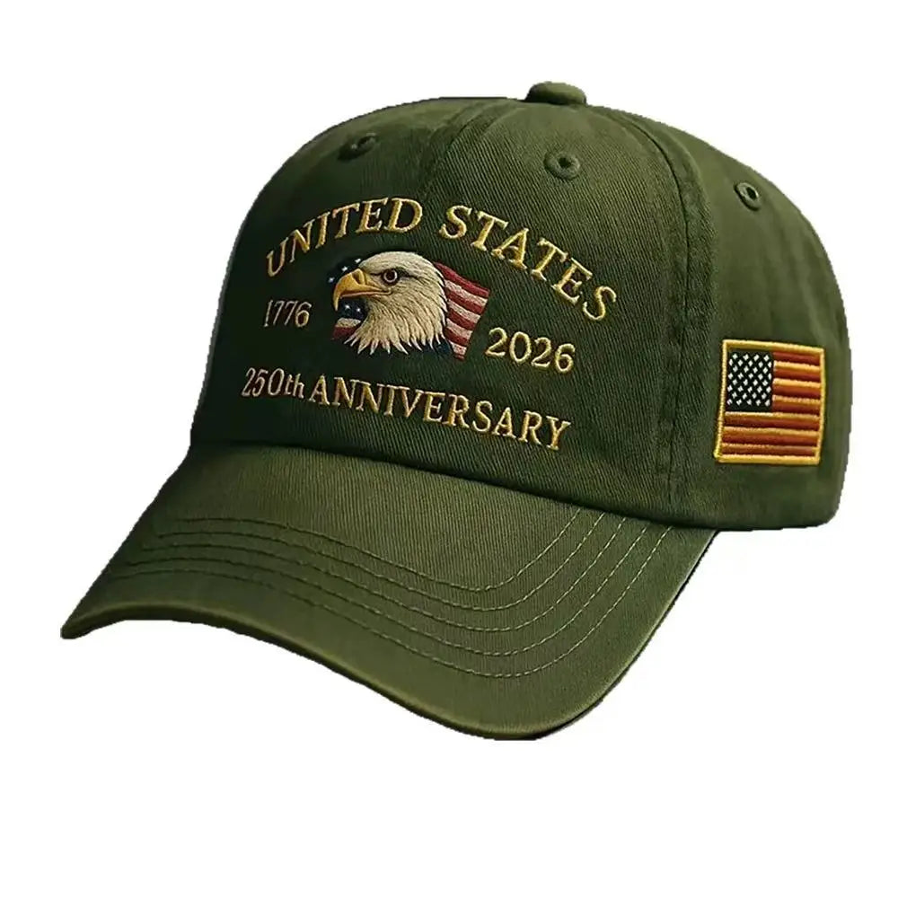 USA 250th Anniversary Eagle Baseball Cap